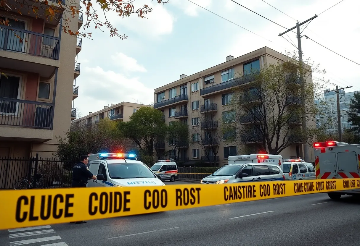 Police investigating a shooting at Wentworth Apartment Complex