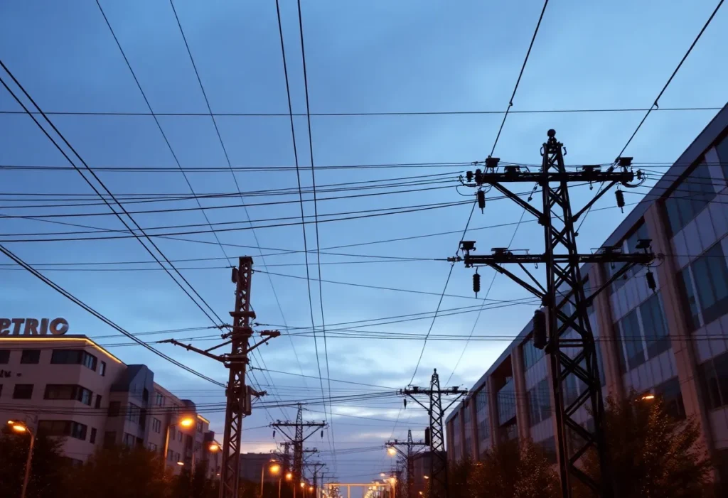 Image showing innovative power line technology implemented by Georgia Power in Macon.