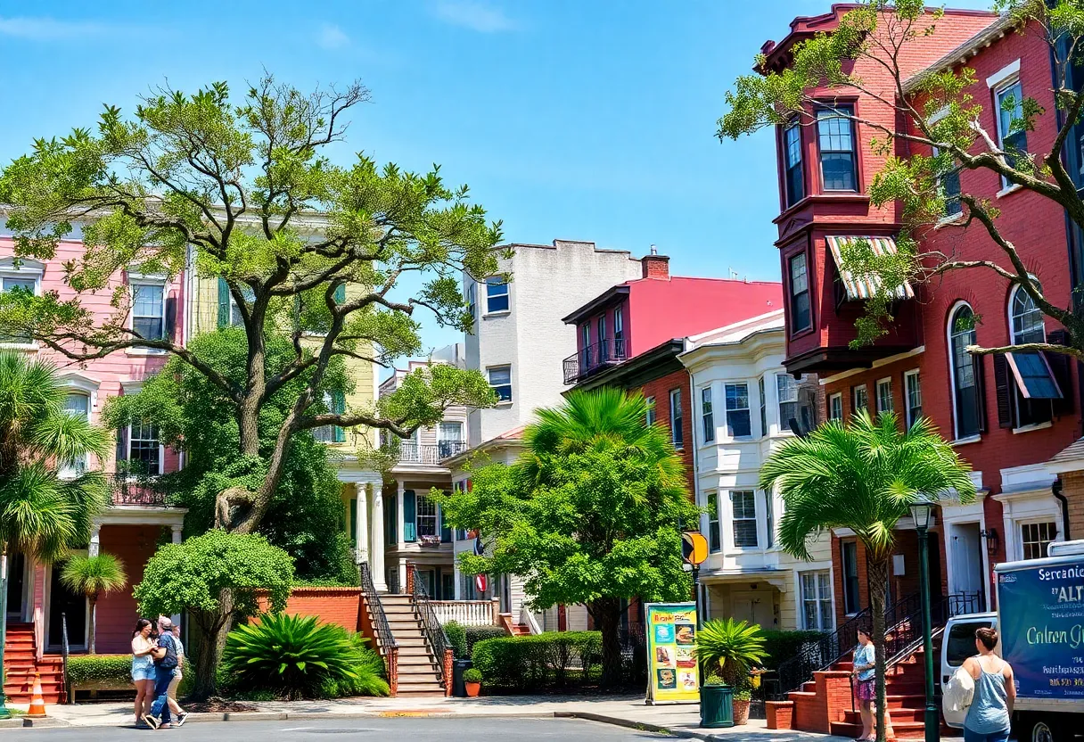 Affordable housing neighborhood in Savannah
