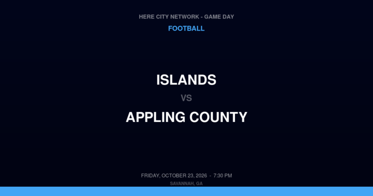 Islands 7, Appling County 45