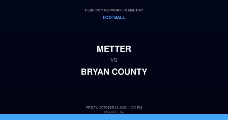 Metter 20, Bryan County 7