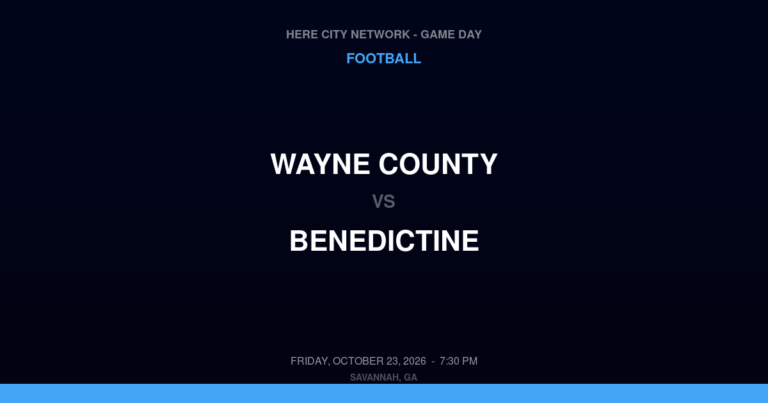 Wayne County 0, Benedictine 50