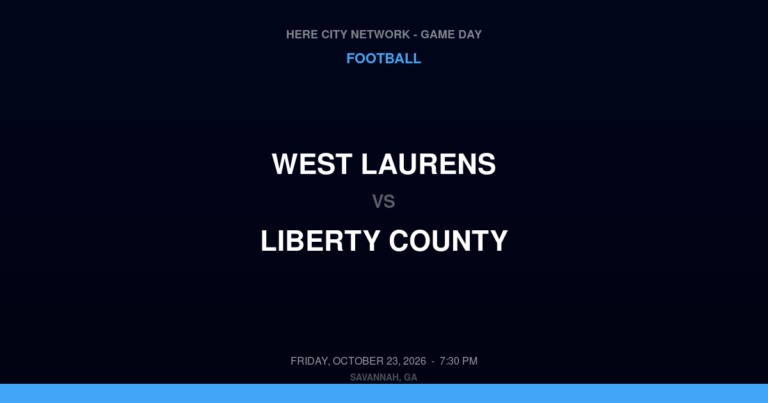 West Laurens 28, Liberty County 6
